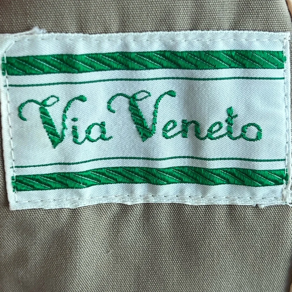 Via Veneto Italian -design Trench,cotton-blend Barn Coat Academic Office - Picture 4 of 9